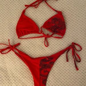 red dragon bikini